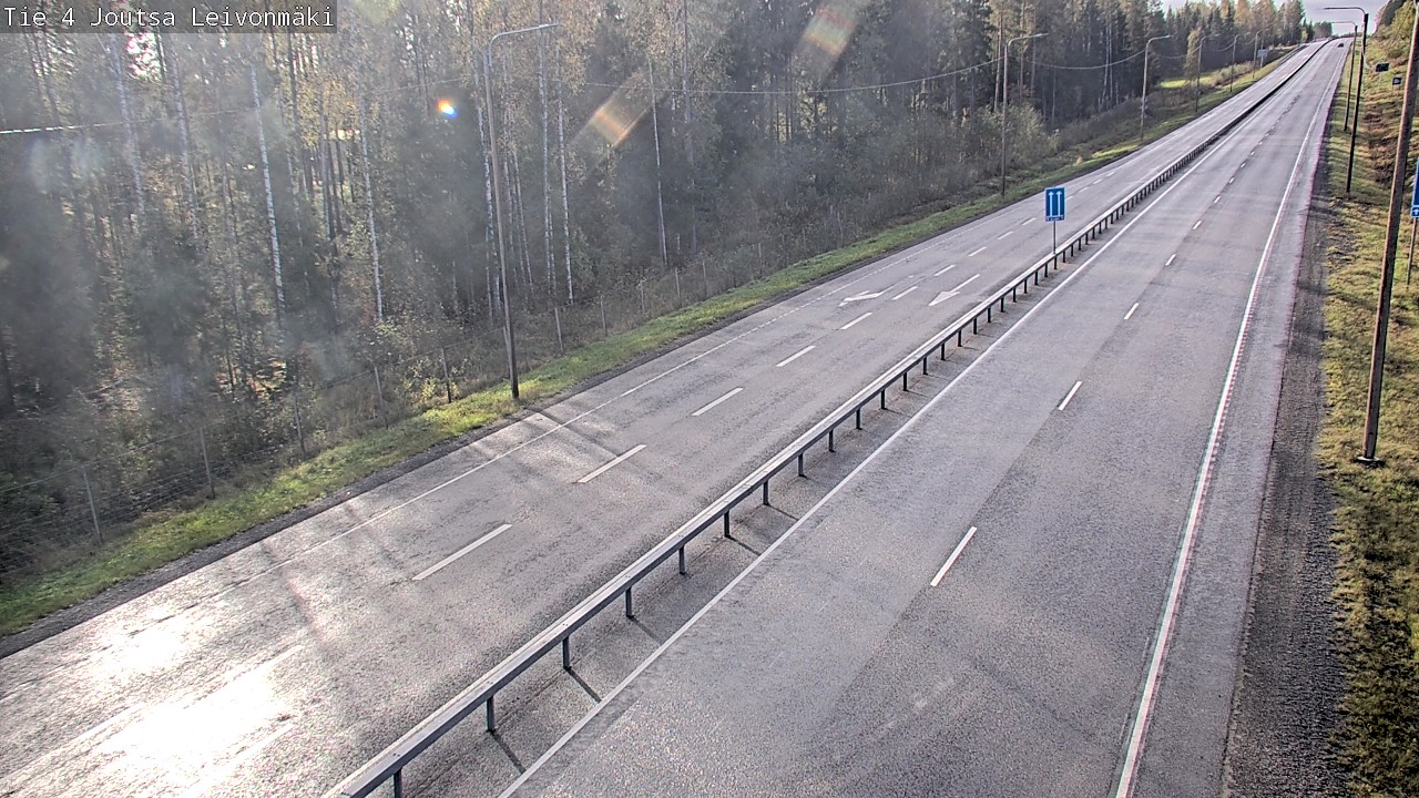Weather Camera Image Väg 4 Joutsa Leivonmäki, Joutsa, Keski-Suomi