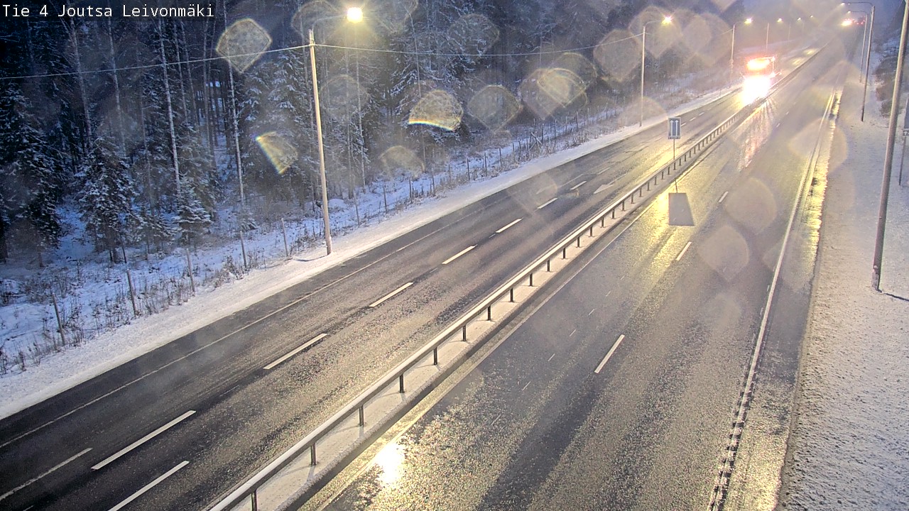Weather Camera Image Road 4 Joutsa Leivonmäki, Joutsa, Keski-Suomi