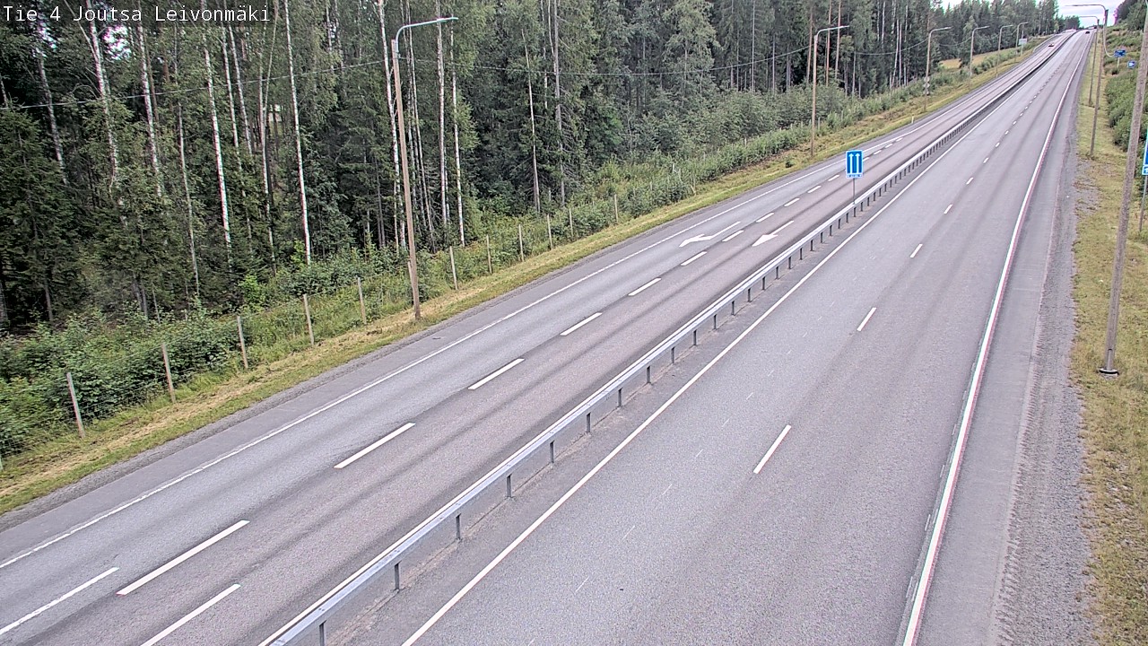 Weather Camera Image Road 4 Joutsa Leivonmäki, Joutsa, Keski-Suomi