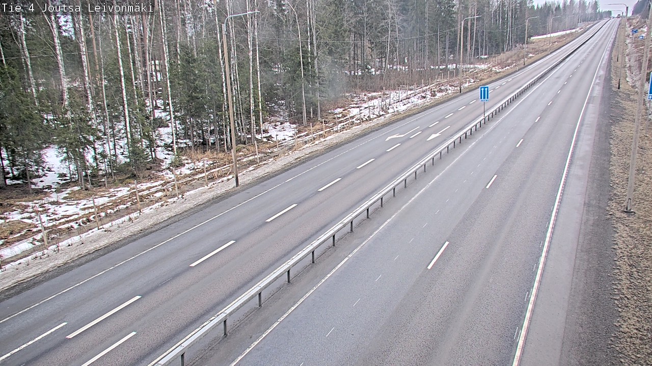 Weather Camera Image Road 4 Joutsa Leivonmäki, Joutsa, Keski-Suomi