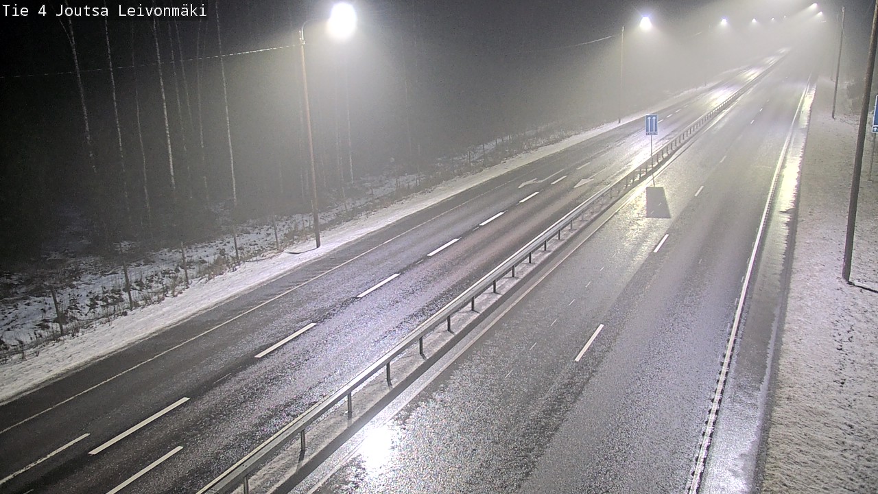 Weather Camera Image Väg 4 Joutsa Leivonmäki, Joutsa, Keski-Suomi