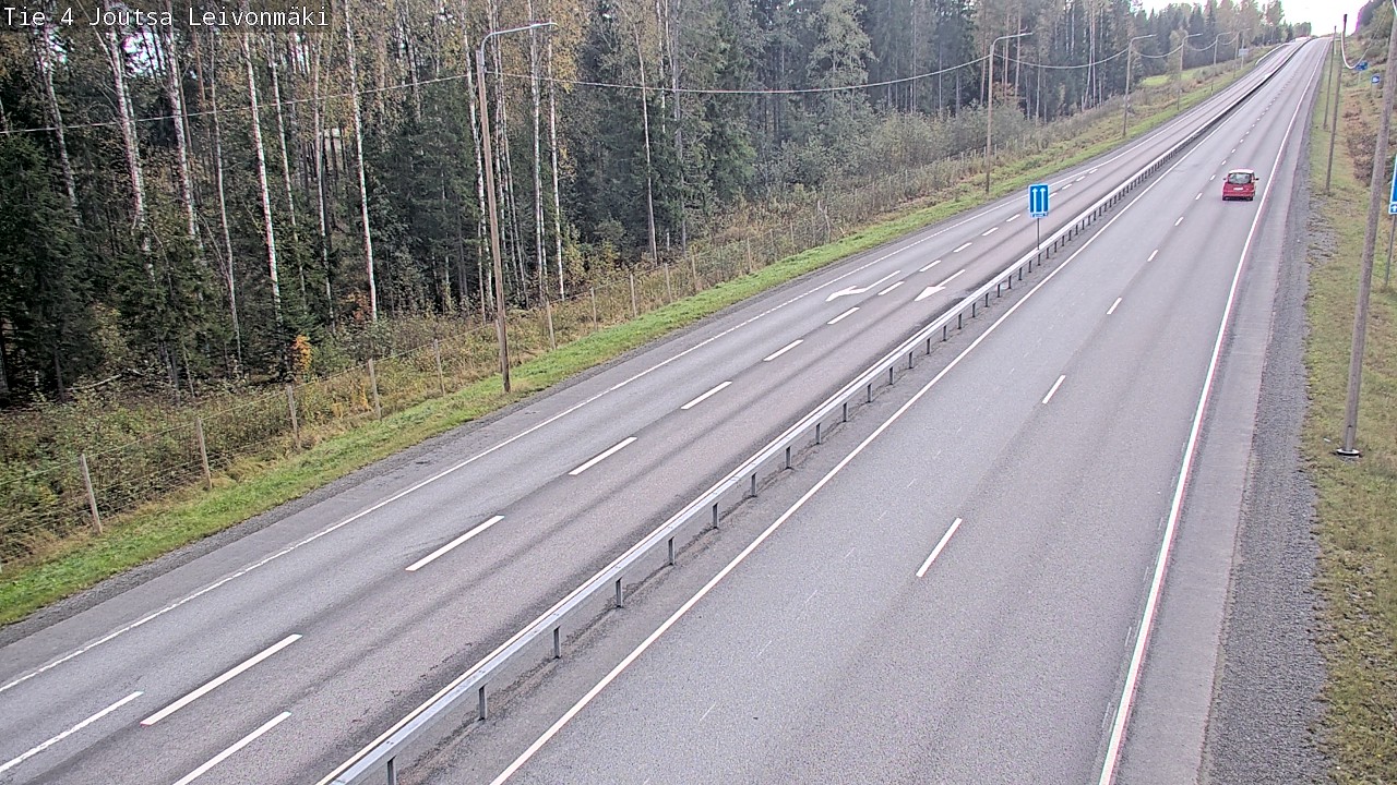 Weather Camera Image Väg 4 Joutsa Leivonmäki, Joutsa, Keski-Suomi