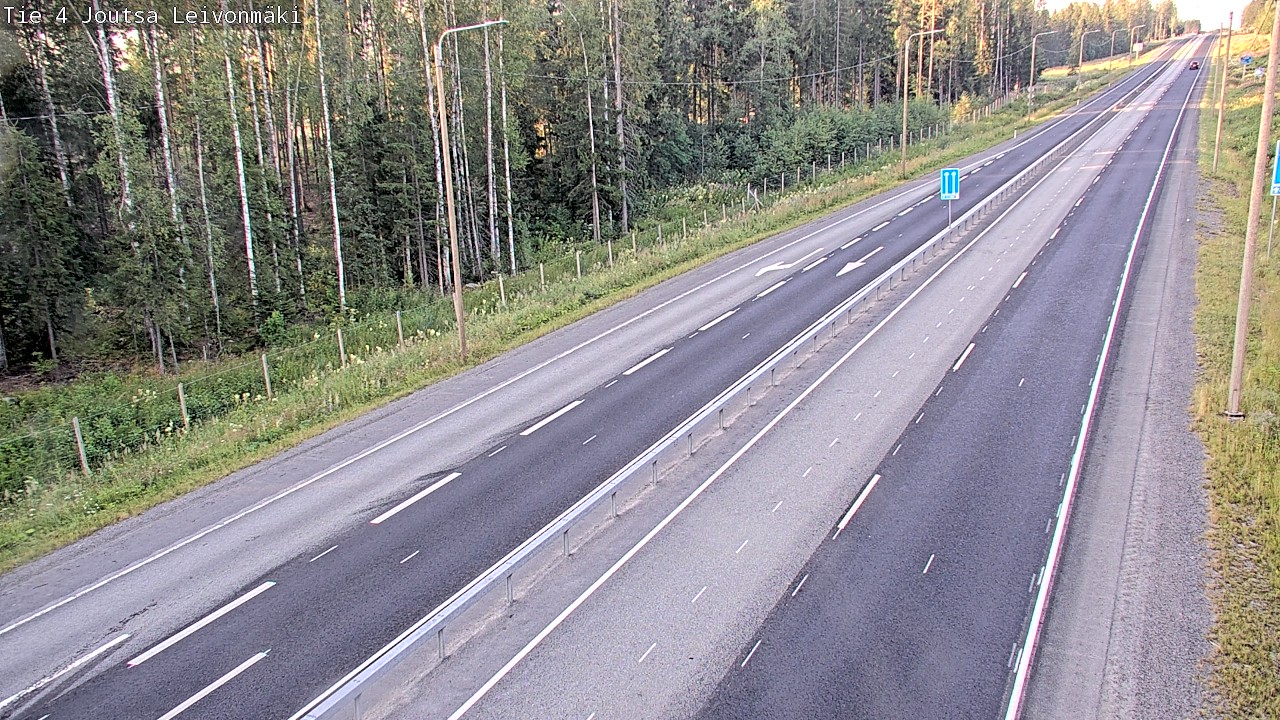 Weather Camera Image Road 4 Joutsa Leivonmäki, Joutsa, Keski-Suomi