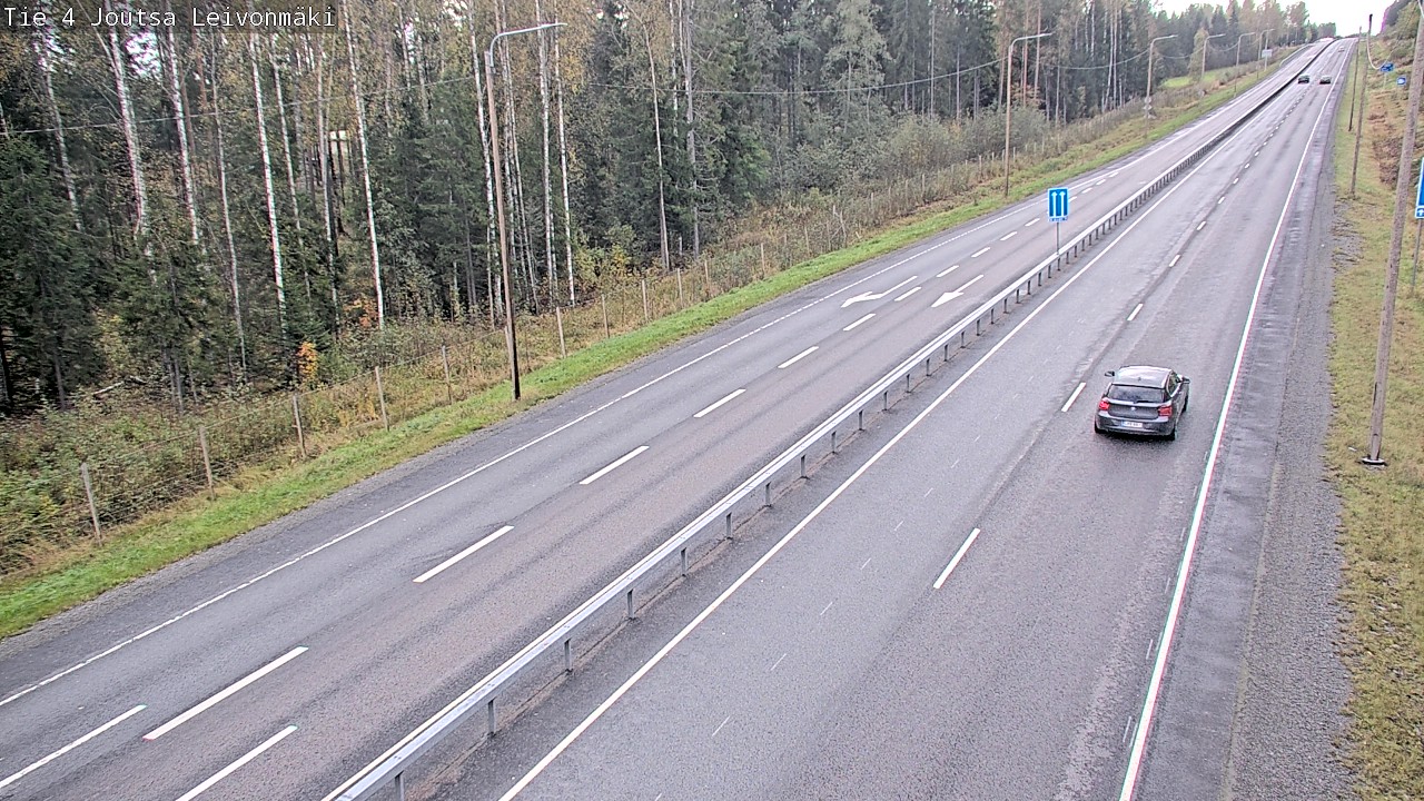 Weather Camera Image Väg 4 Joutsa Leivonmäki, Joutsa, Keski-Suomi
