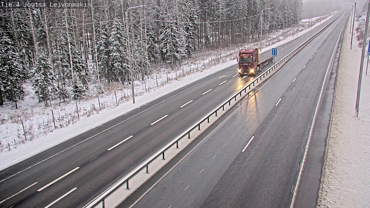 Weather Camera Image Road 4 Joutsa Leivonmäki, Joutsa, Keski-Suomi