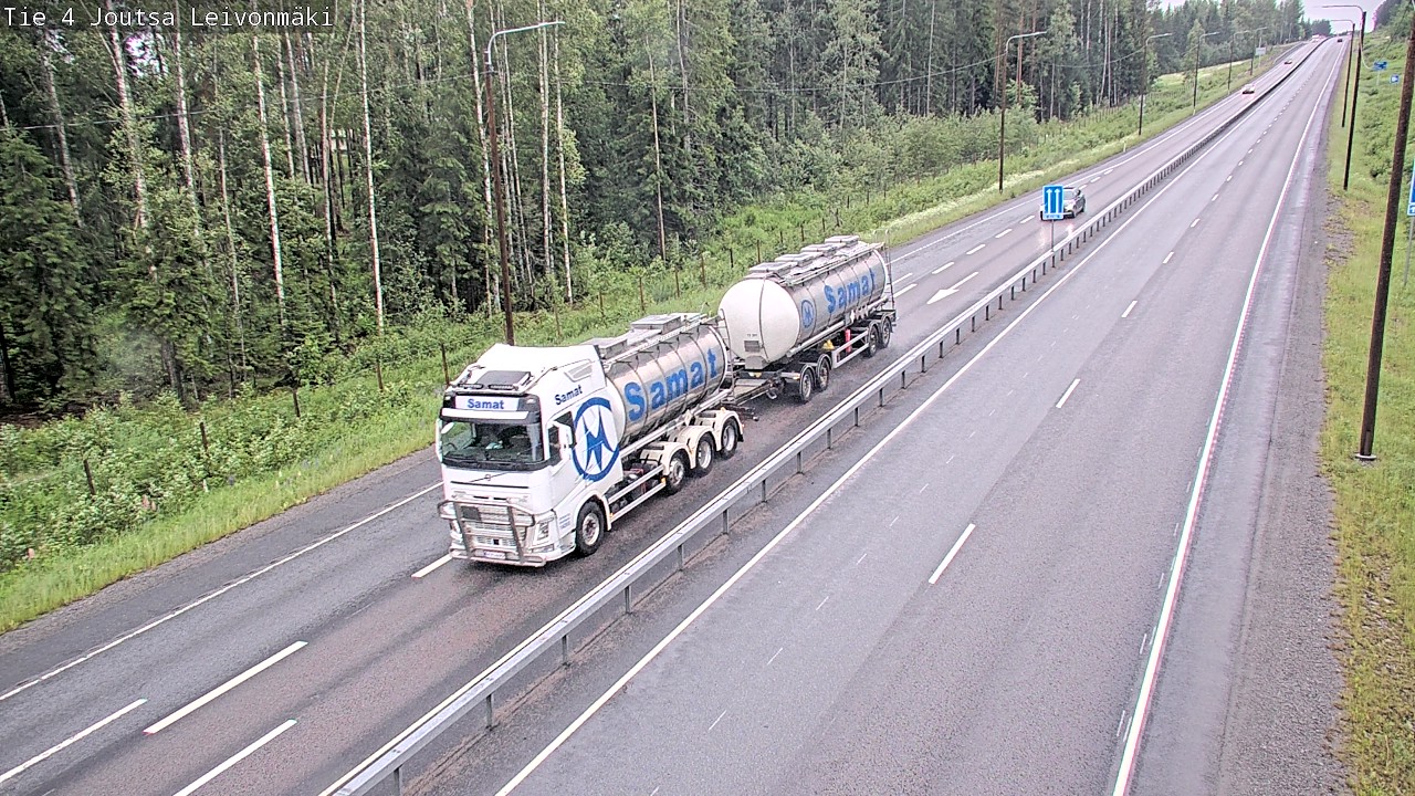 Weather Camera Image Väg 4 Joutsa Leivonmäki, Joutsa, Keski-Suomi
