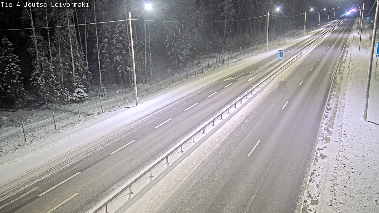 Weather Camera Image Väg 4 Joutsa Leivonmäki, Joutsa, Keski-Suomi