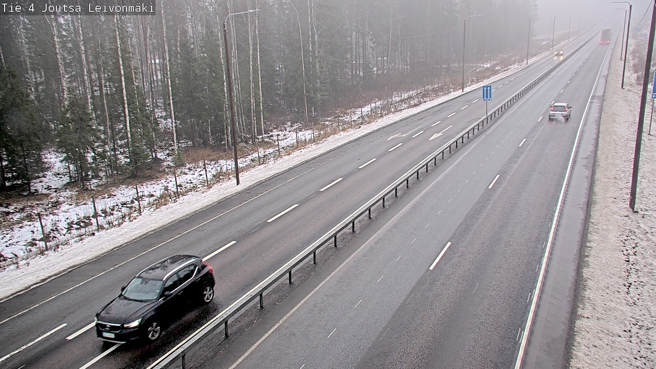 Weather Camera Image Väg 4 Joutsa Leivonmäki, Joutsa, Keski-Suomi