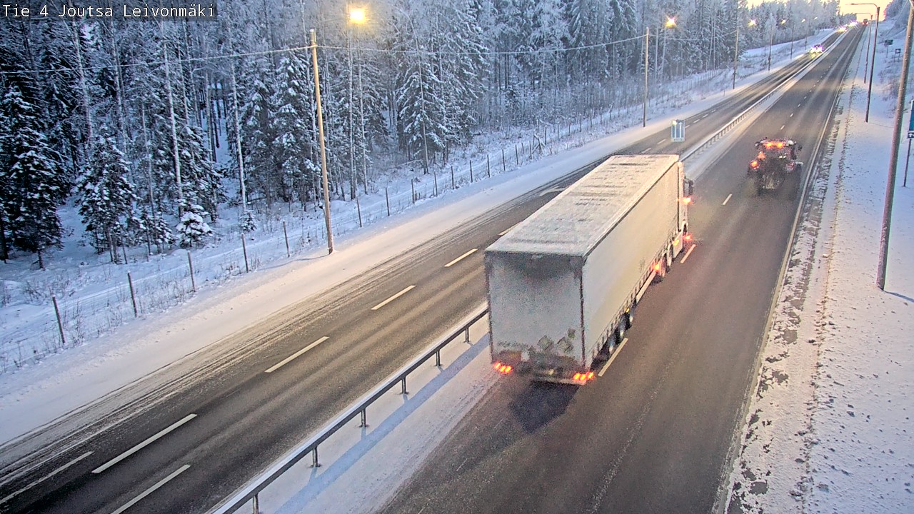 Weather Camera Image Road 4 Joutsa Leivonmäki, Joutsa, Keski-Suomi