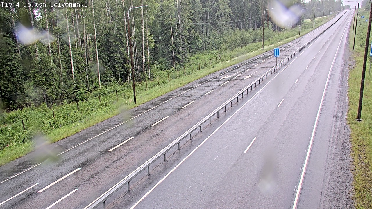 Weather Camera Image Road 4 Joutsa Leivonmäki, Joutsa, Keski-Suomi