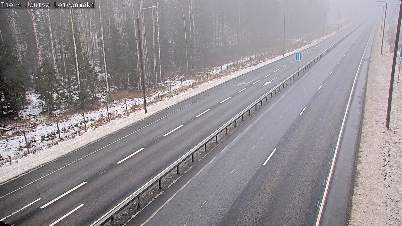 Weather Camera Image Väg 4 Joutsa Leivonmäki, Joutsa, Keski-Suomi