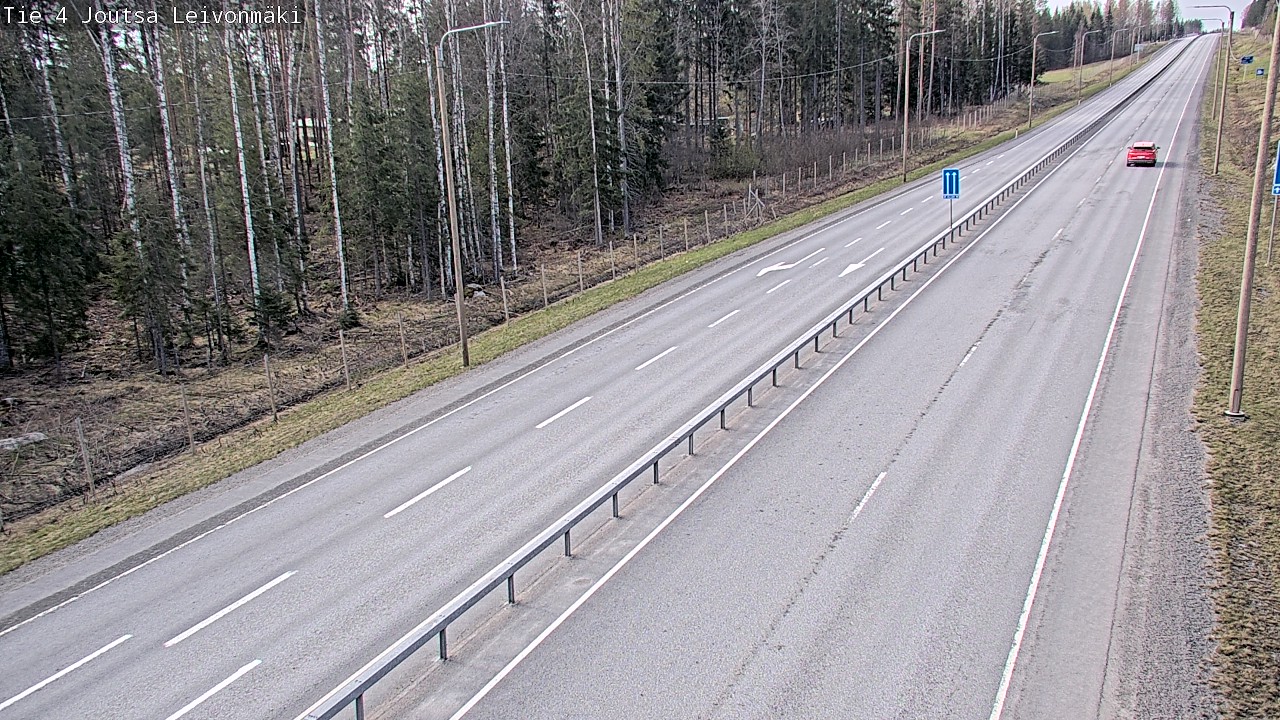 Weather Camera Image Väg 4 Joutsa Leivonmäki, Joutsa, Keski-Suomi
