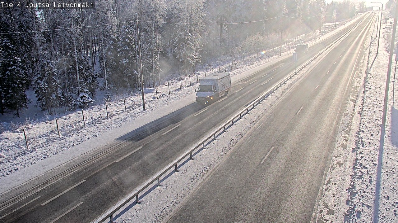 Weather Camera Image Road 4 Joutsa Leivonmäki, Joutsa, Keski-Suomi