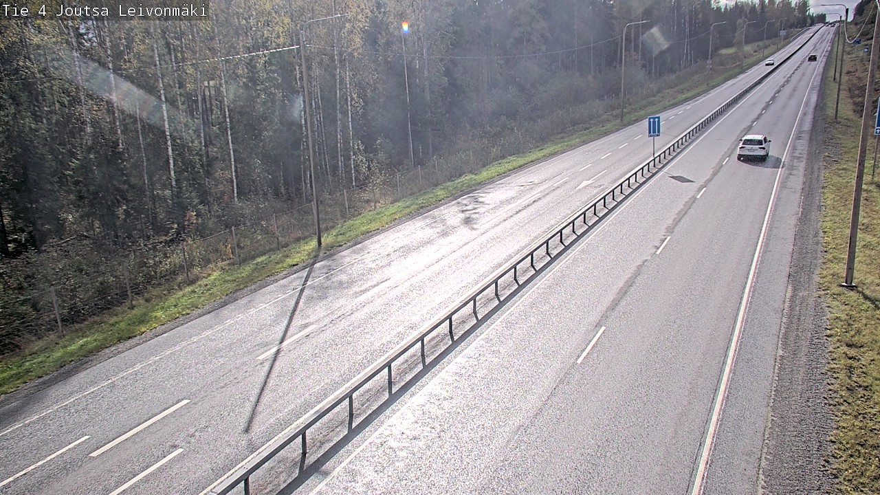 Weather Camera Image Väg 4 Joutsa Leivonmäki, Joutsa, Keski-Suomi