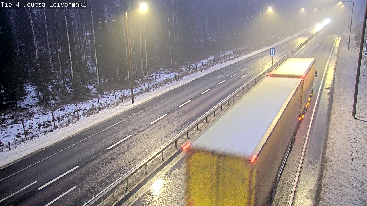 Weather Camera Image Väg 4 Joutsa Leivonmäki, Joutsa, Keski-Suomi
