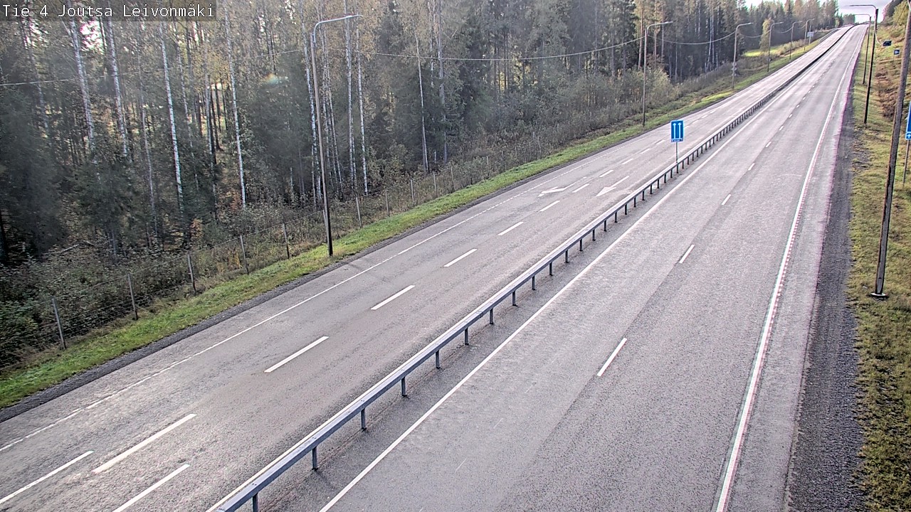 Weather Camera Image Väg 4 Joutsa Leivonmäki, Joutsa, Keski-Suomi