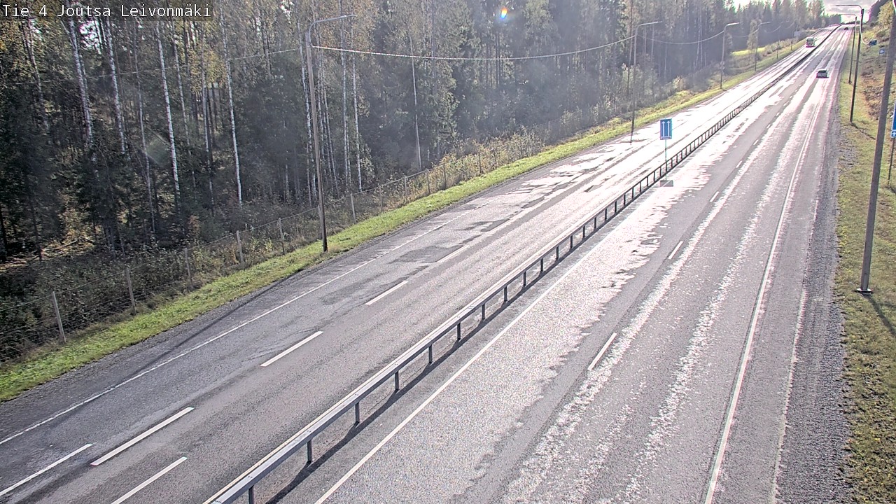 Weather Camera Image Väg 4 Joutsa Leivonmäki, Joutsa, Keski-Suomi