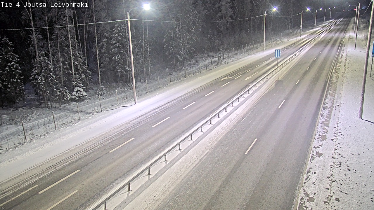 Weather Camera Image Väg 4 Joutsa Leivonmäki, Joutsa, Keski-Suomi
