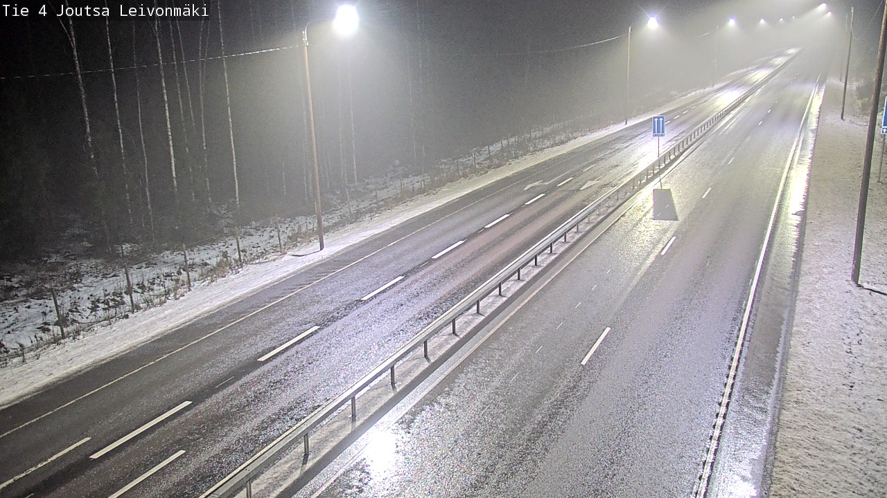 Weather Camera Image Väg 4 Joutsa Leivonmäki, Joutsa, Keski-Suomi