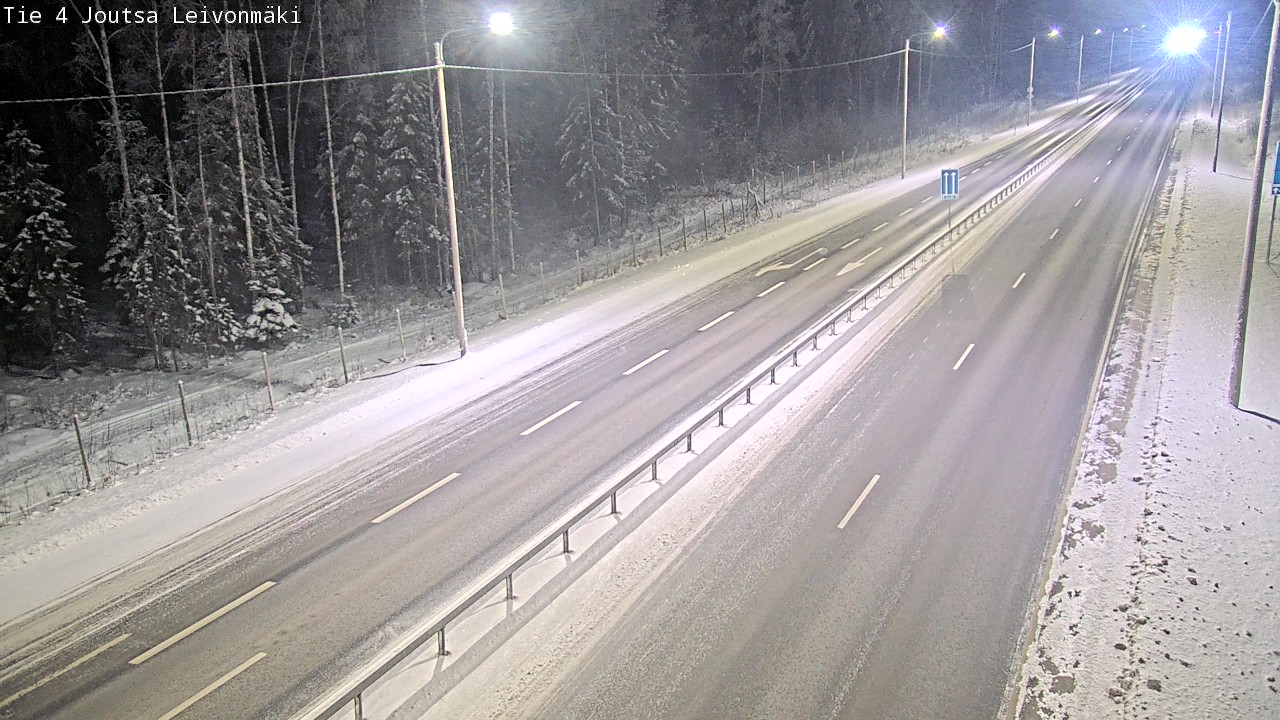Weather Camera Image Väg 4 Joutsa Leivonmäki, Joutsa, Keski-Suomi