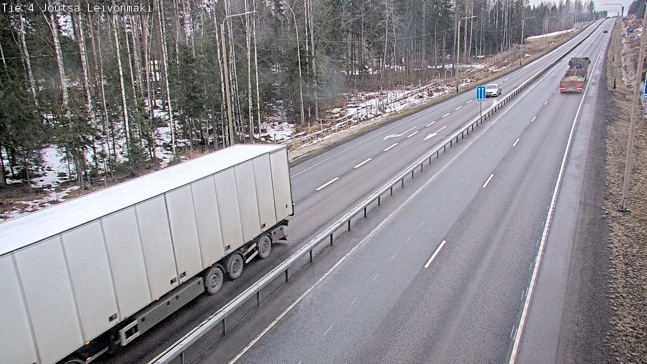 Weather Camera Image Road 4 Joutsa Leivonmäki, Joutsa, Keski-Suomi