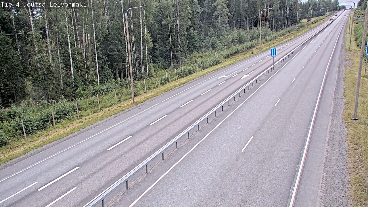 Weather Camera Image Road 4 Joutsa Leivonmäki, Joutsa, Keski-Suomi