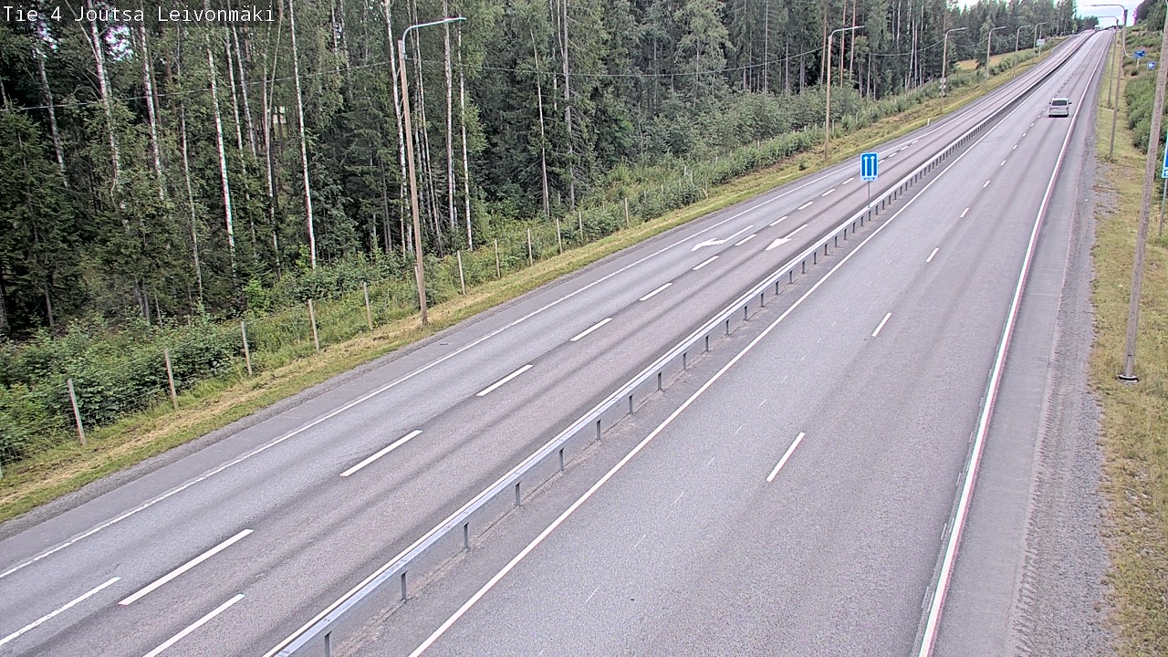 Weather Camera Image Road 4 Joutsa Leivonmäki, Joutsa, Keski-Suomi