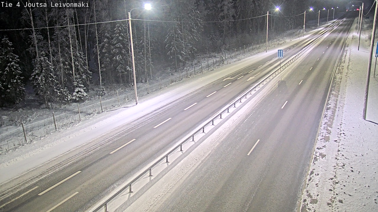 Weather Camera Image Väg 4 Joutsa Leivonmäki, Joutsa, Keski-Suomi