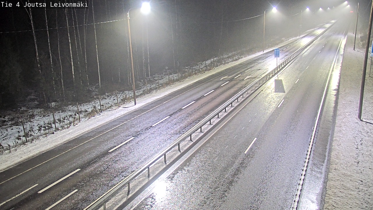 Weather Camera Image Väg 4 Joutsa Leivonmäki, Joutsa, Keski-Suomi