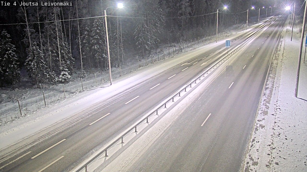 Weather Camera Image Väg 4 Joutsa Leivonmäki, Joutsa, Keski-Suomi