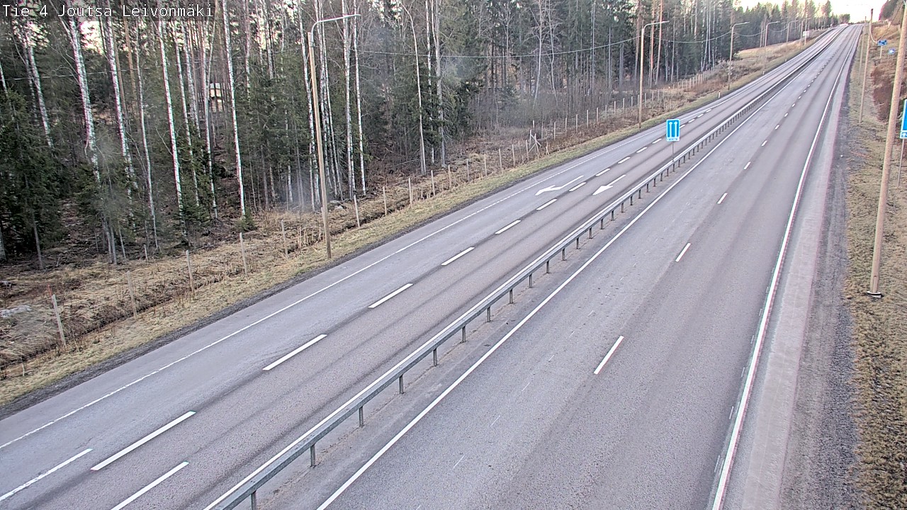 Weather Camera Image Road 4 Joutsa Leivonmäki, Joutsa, Keski-Suomi