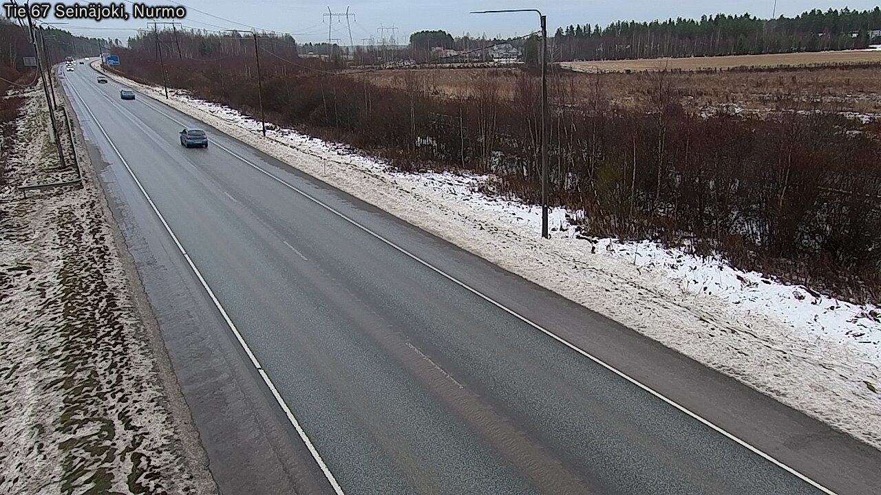 Weather Camera Image Väg 67 Seinäjoki, Nurmo, Seinäjoki, Etelä-Pohjanmaa