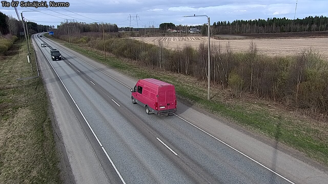 Weather Camera Image Väg 67 Seinäjoki, Nurmo, Seinäjoki, Etelä-Pohjanmaa