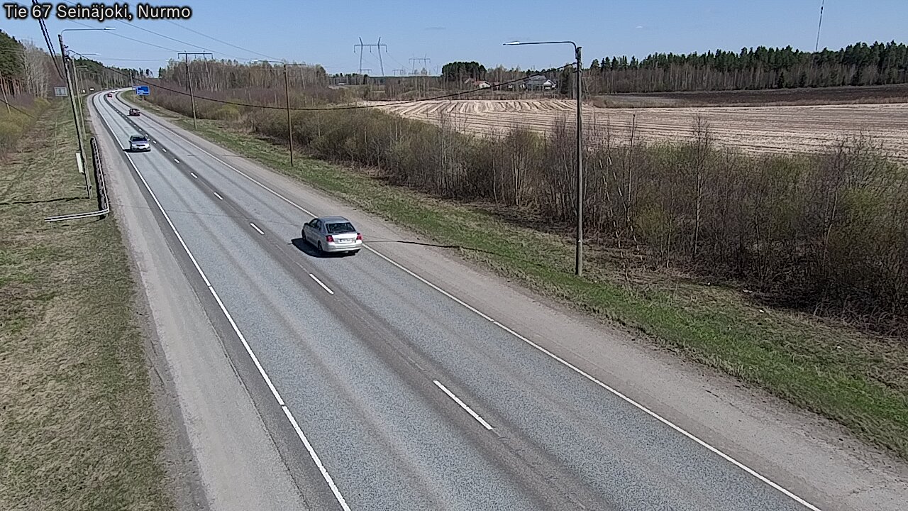 Weather Camera Image Väg 67 Seinäjoki, Nurmo, Seinäjoki, Etelä-Pohjanmaa