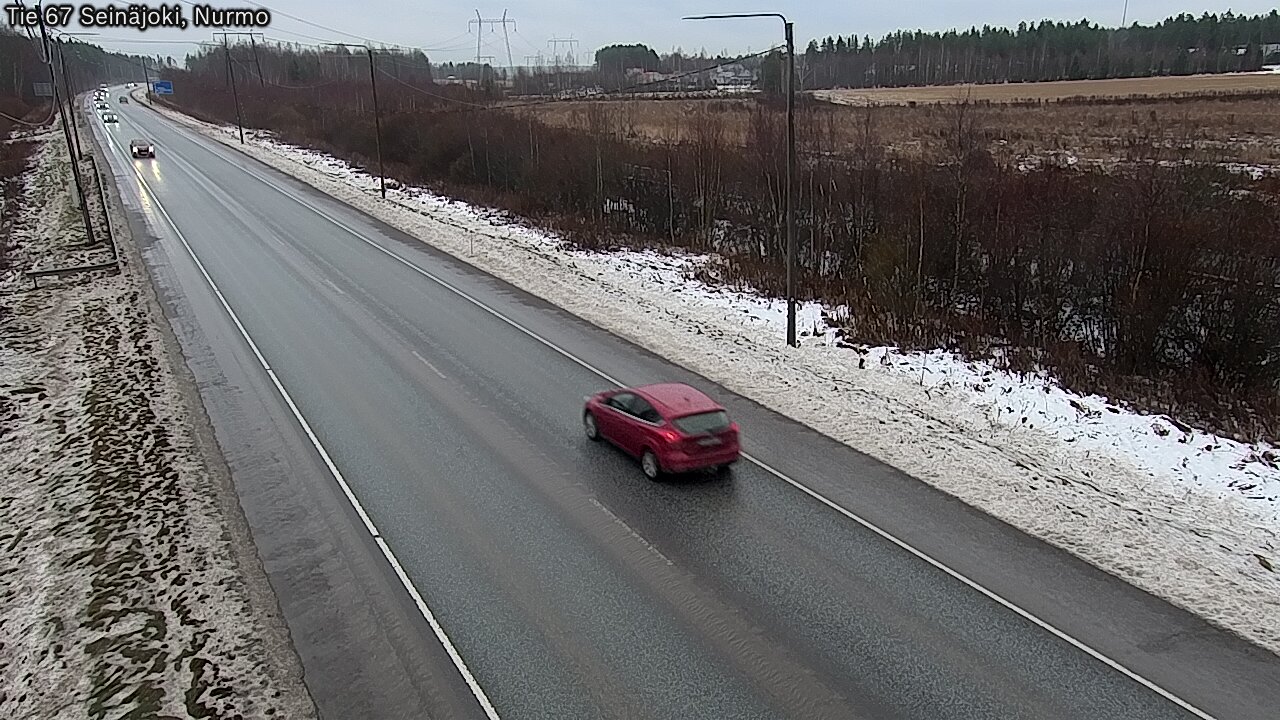 Weather Camera Image Väg 67 Seinäjoki, Nurmo, Seinäjoki, Etelä-Pohjanmaa