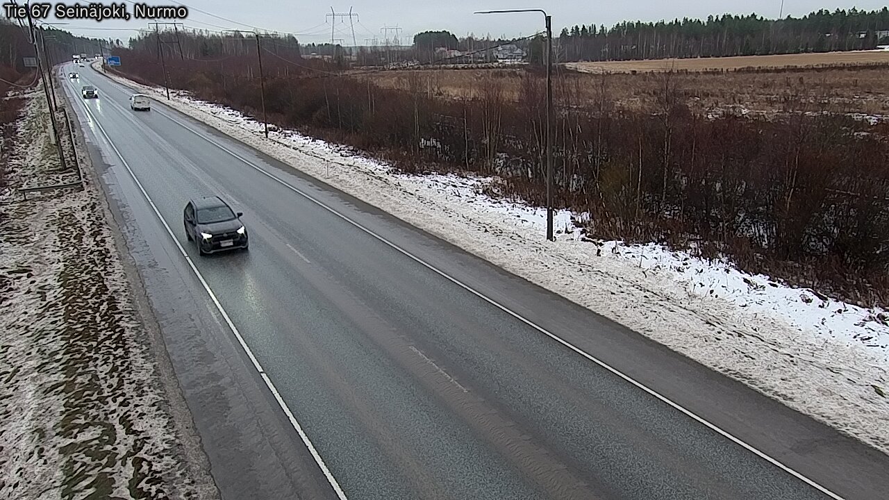 Weather Camera Image Väg 67 Seinäjoki, Nurmo, Seinäjoki, Etelä-Pohjanmaa