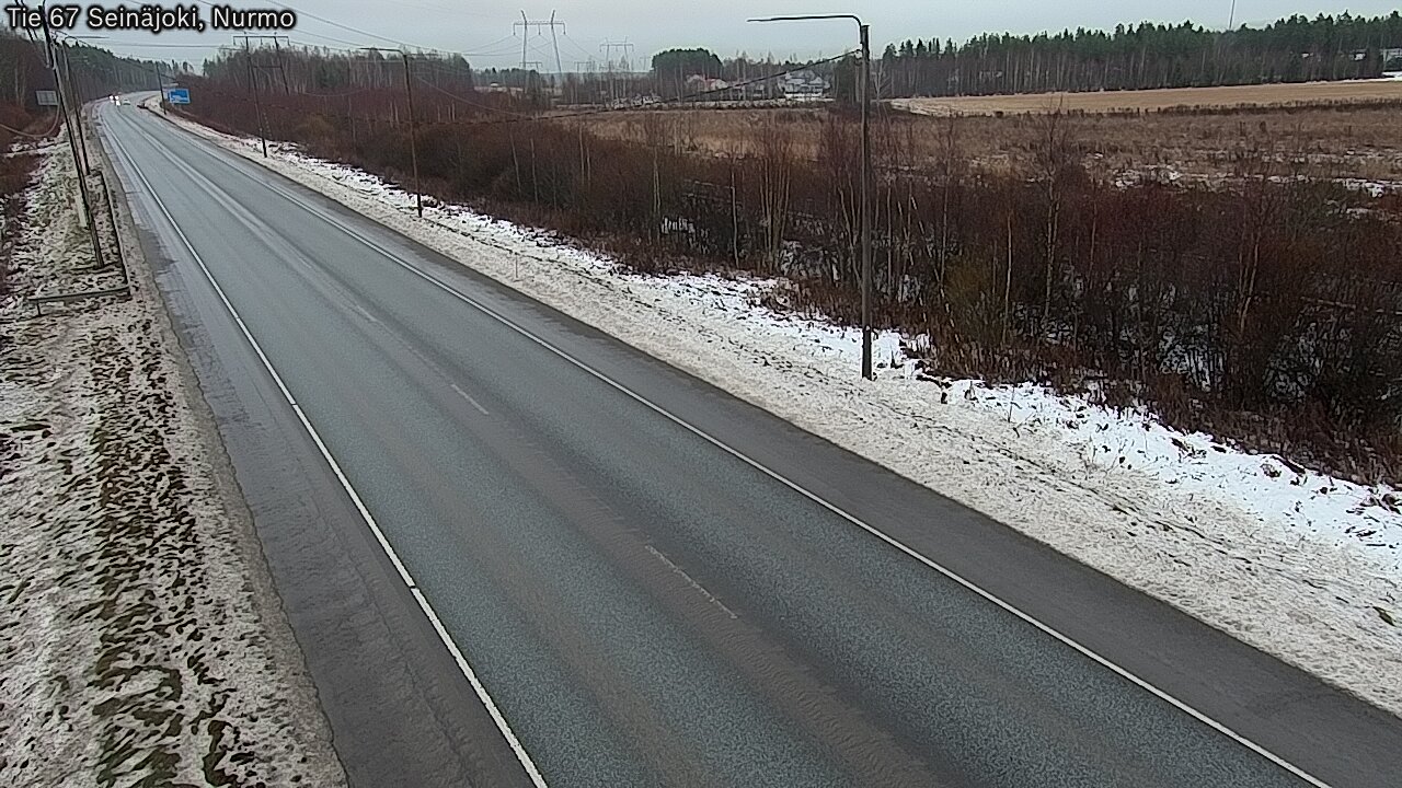 Weather Camera Image Väg 67 Seinäjoki, Nurmo, Seinäjoki, Etelä-Pohjanmaa
