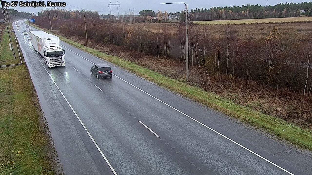 Weather Camera Image Väg 67 Seinäjoki, Nurmo, Seinäjoki, Etelä-Pohjanmaa