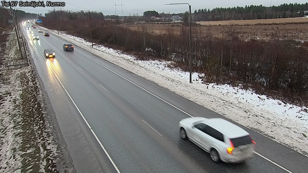 Weather Camera Image Väg 67 Seinäjoki, Nurmo, Seinäjoki, Etelä-Pohjanmaa