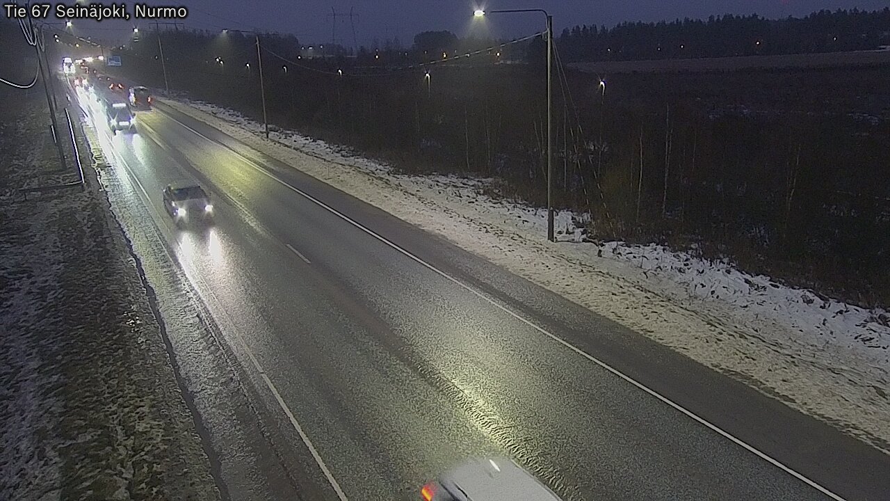 Weather Camera Image Väg 67 Seinäjoki, Nurmo, Seinäjoki, Etelä-Pohjanmaa