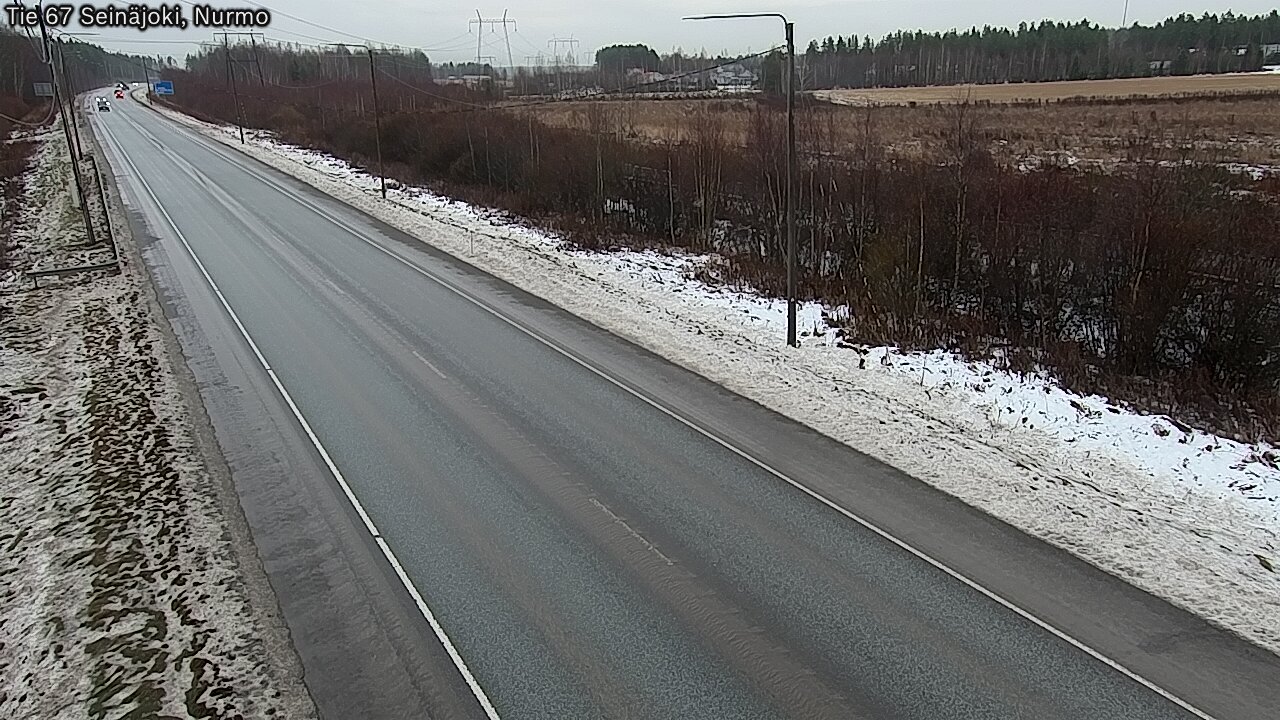 Weather Camera Image Väg 67 Seinäjoki, Nurmo, Seinäjoki, Etelä-Pohjanmaa
