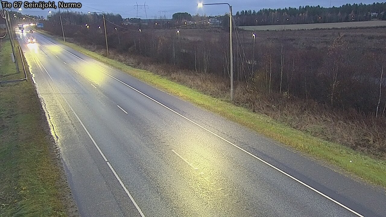 Weather Camera Image Väg 67 Seinäjoki, Nurmo, Seinäjoki, Etelä-Pohjanmaa
