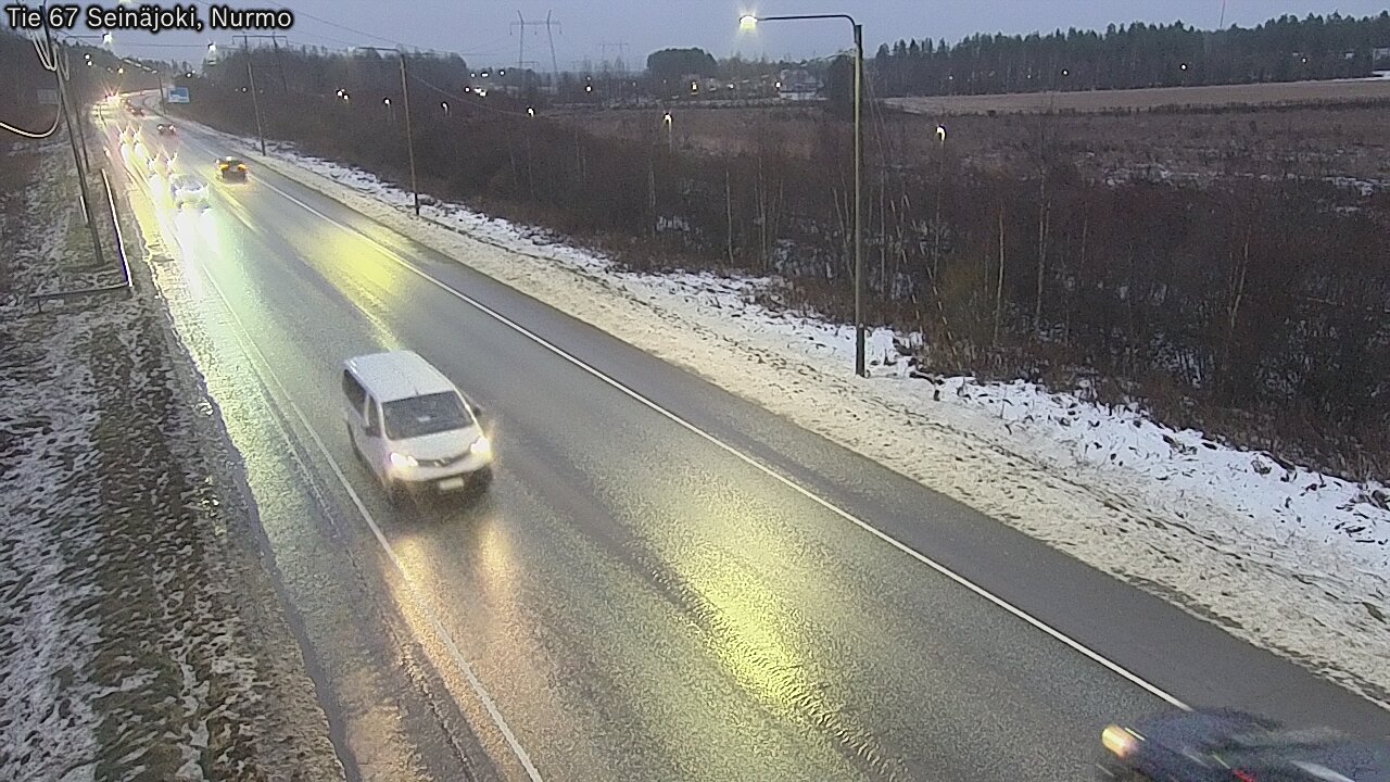Weather Camera Image Väg 67 Seinäjoki, Nurmo, Seinäjoki, Etelä-Pohjanmaa