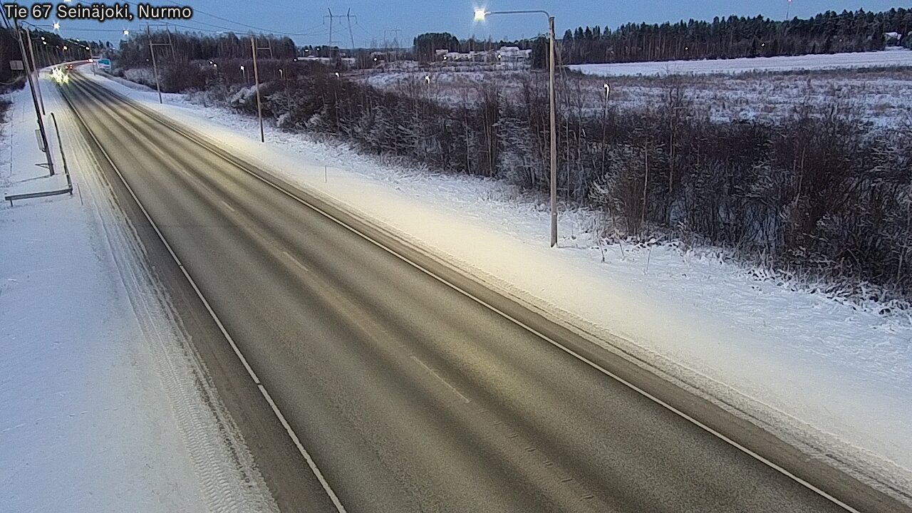 Weather Camera Image Road 67 Seinäjoki, Nurmo, Seinäjoki, Etelä-Pohjanmaa