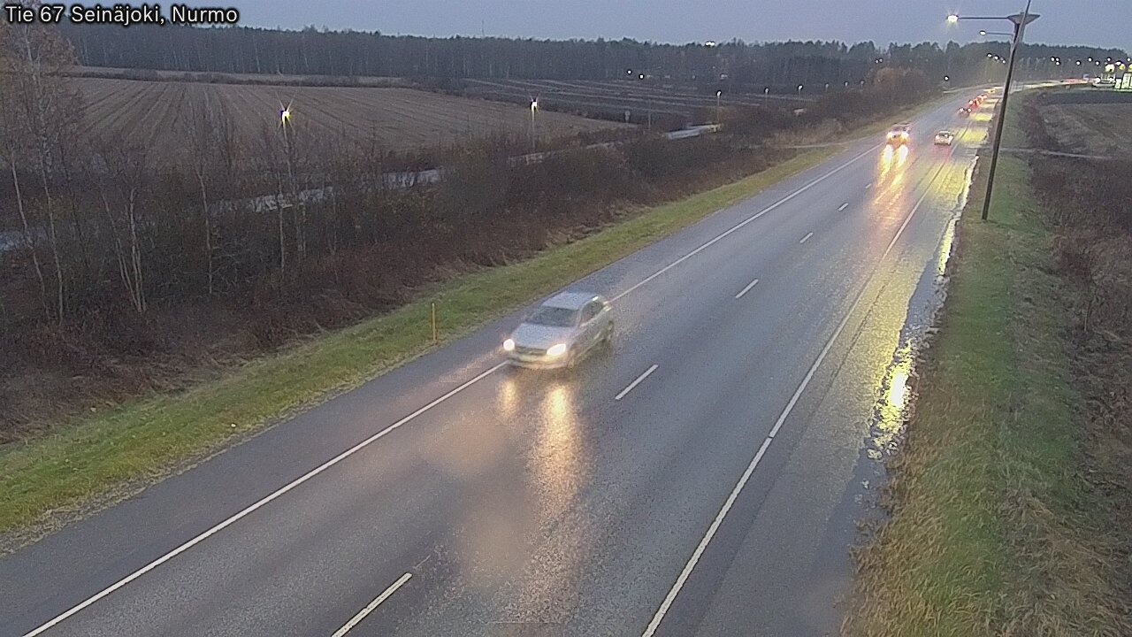Weather Camera Image Väg 67 Seinäjoki, Nurmo, Seinäjoki, Etelä-Pohjanmaa
