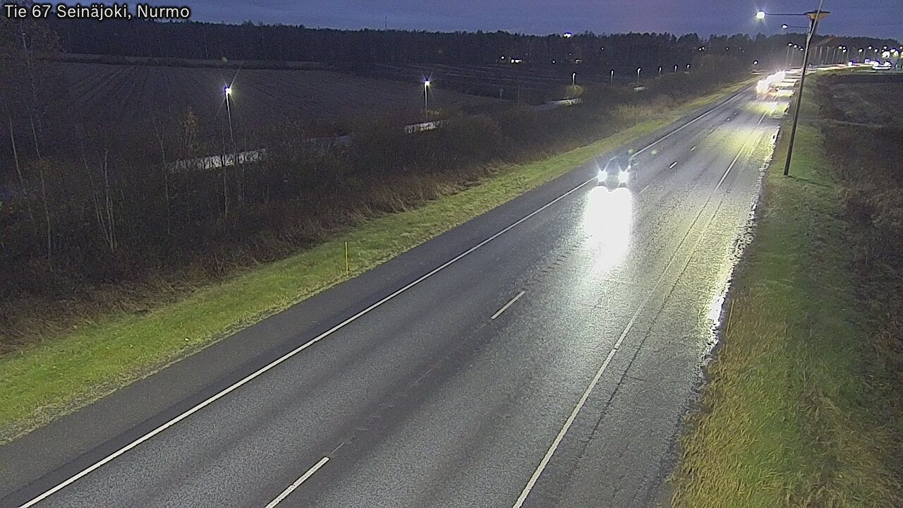 Weather Camera Image Väg 67 Seinäjoki, Nurmo, Seinäjoki, Etelä-Pohjanmaa
