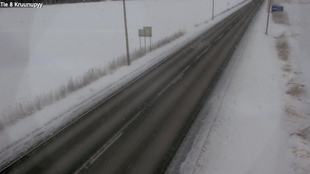 Weather Camera Image Road 8 Kruunupyy, Kruunupyy, Pohjanmaa