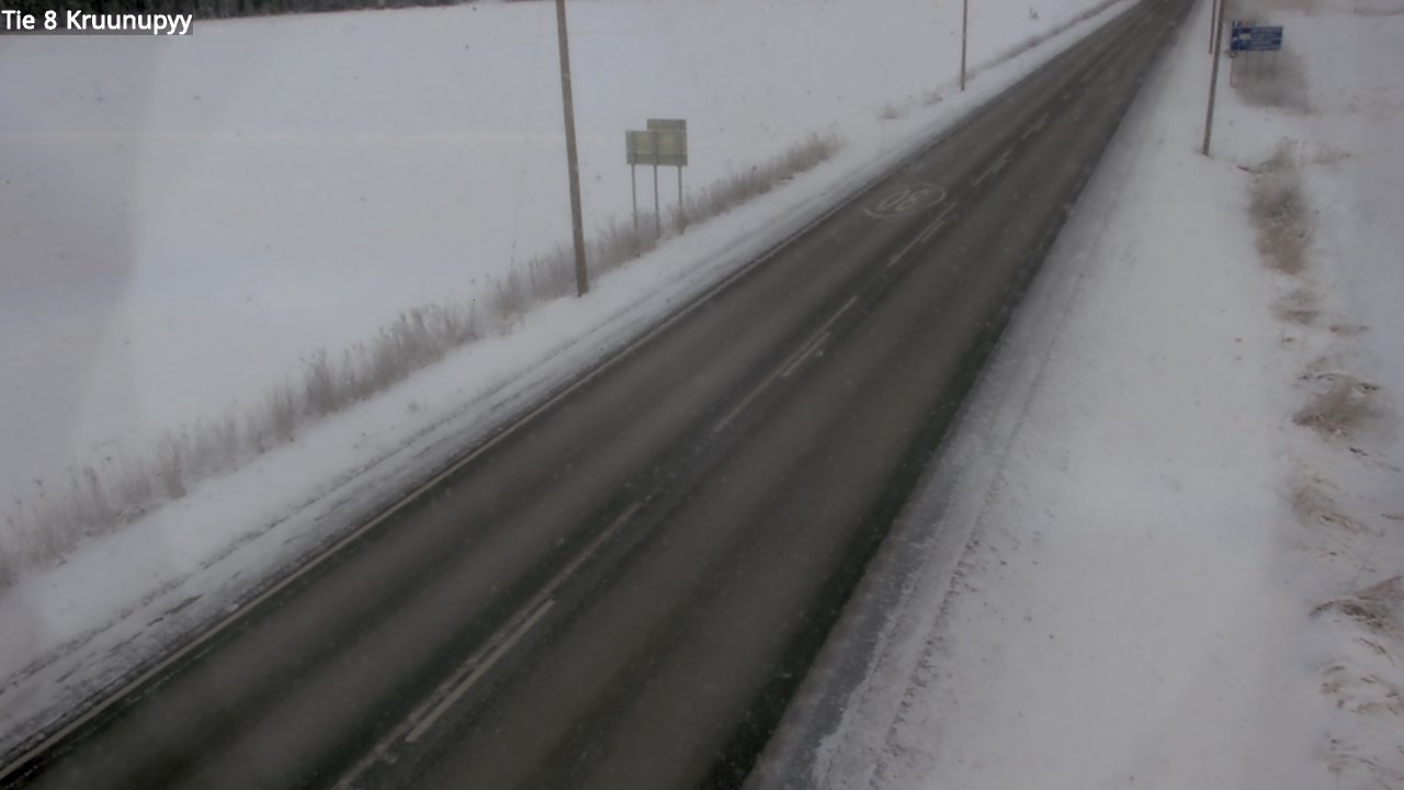Weather Camera Image Road 8 Kruunupyy, Kruunupyy, Pohjanmaa