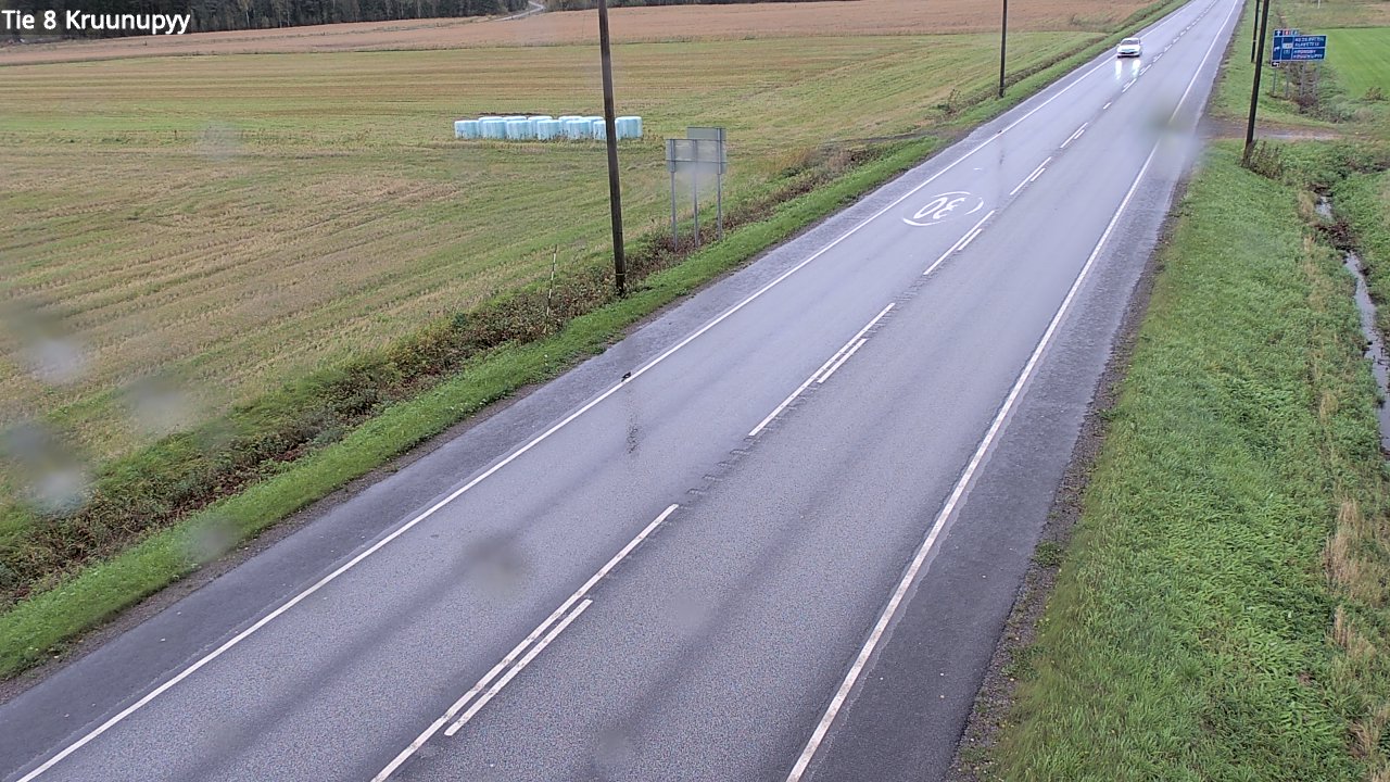 Weather Camera Image Road 8 Kruunupyy, Kruunupyy, Pohjanmaa