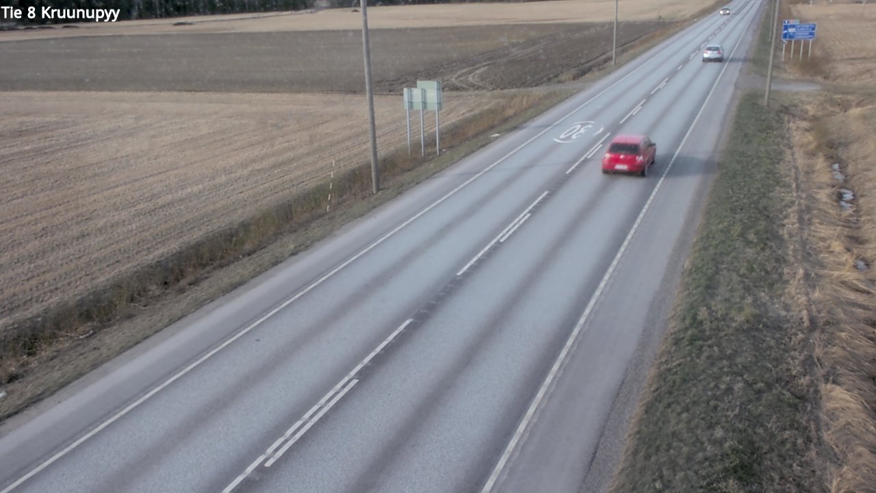 Weather Camera Image Road 8 Kruunupyy, Kruunupyy, Pohjanmaa